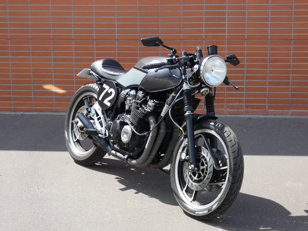 yamaha seca cafe racer